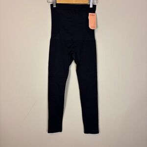 New Shapermint Black High Waisted Shaping Leggings Medium